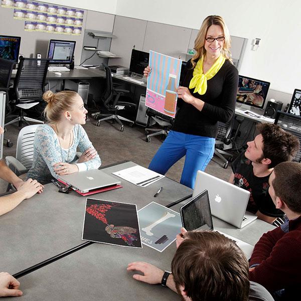 Students and faculty in classroom